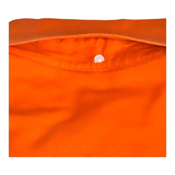 Drysdales Western Button-Down Shirt Men’s L Orange 100% Cotton Cowboy Ranch - Picture 6 of 6